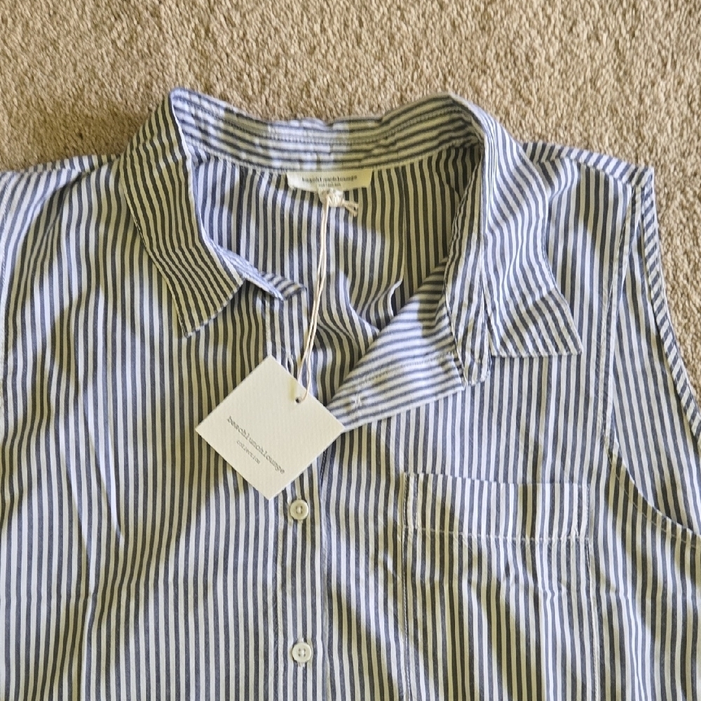Beachlunchlounge Blue Button Down Shirt - Picture 2 of 7